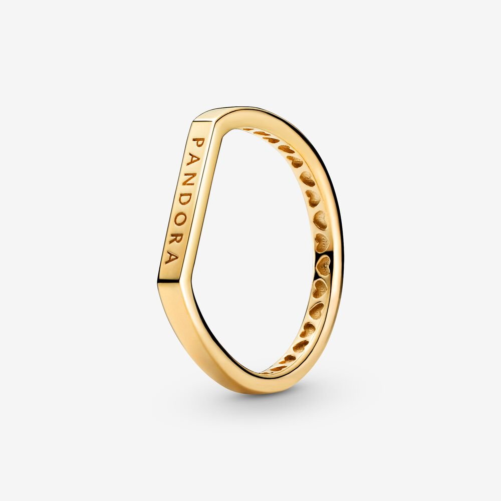 anillo apilable de barra con el logo de pandora 169048c00