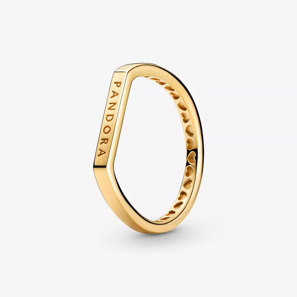 anillo apilable de barra con el logo de pandora 169048c00