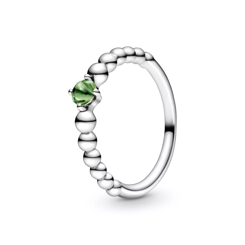 anillo de cuentas verde primaveral pandora 198867c10