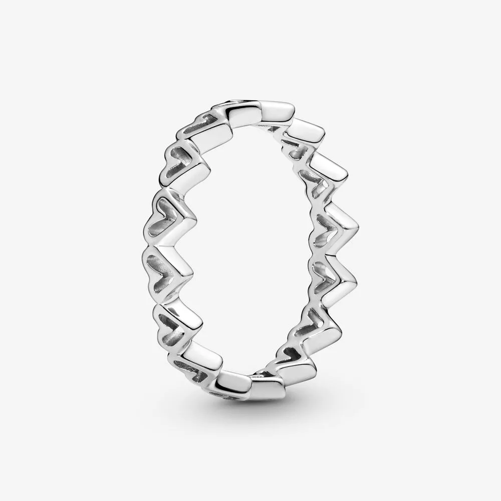 anillo pandora freehand hearts 198696c00