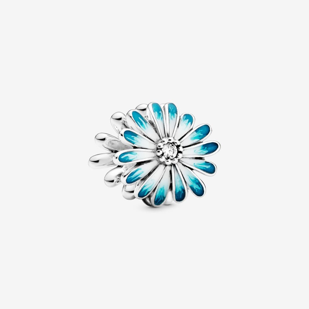 charm de flores azules de margarita pandora 798775c01