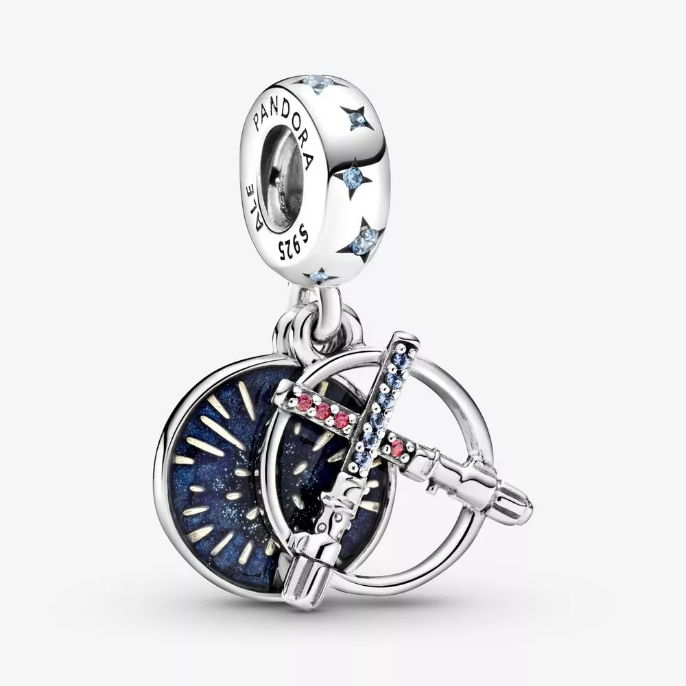 charm doble colgante pandora star wars sable de luz 799252c01