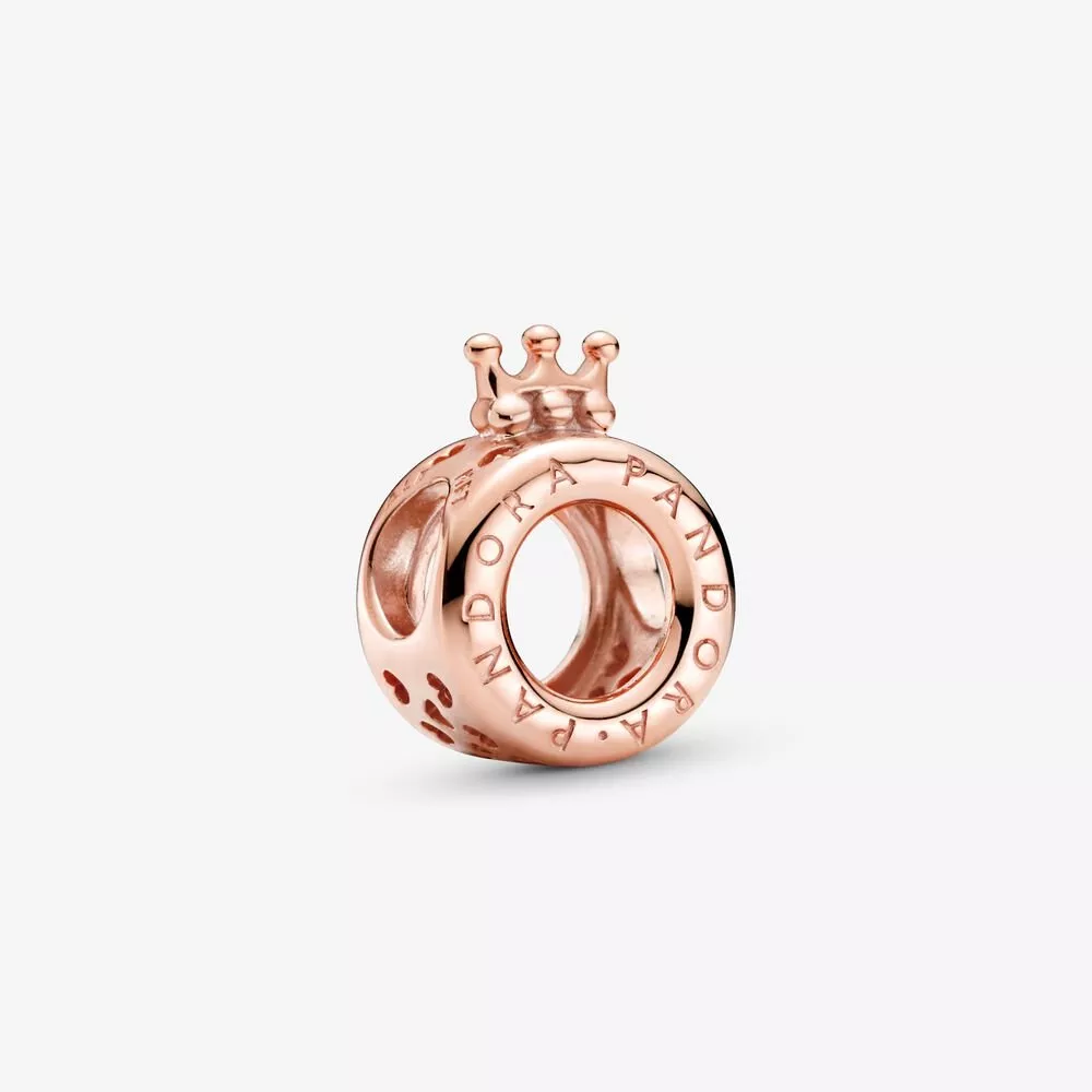 charm pandora con logotipo y corona o 789036c00