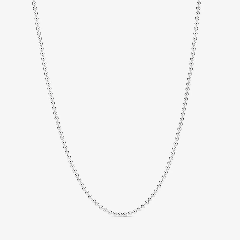 collar de cadena de bola pulida pandora 399104c00 60
