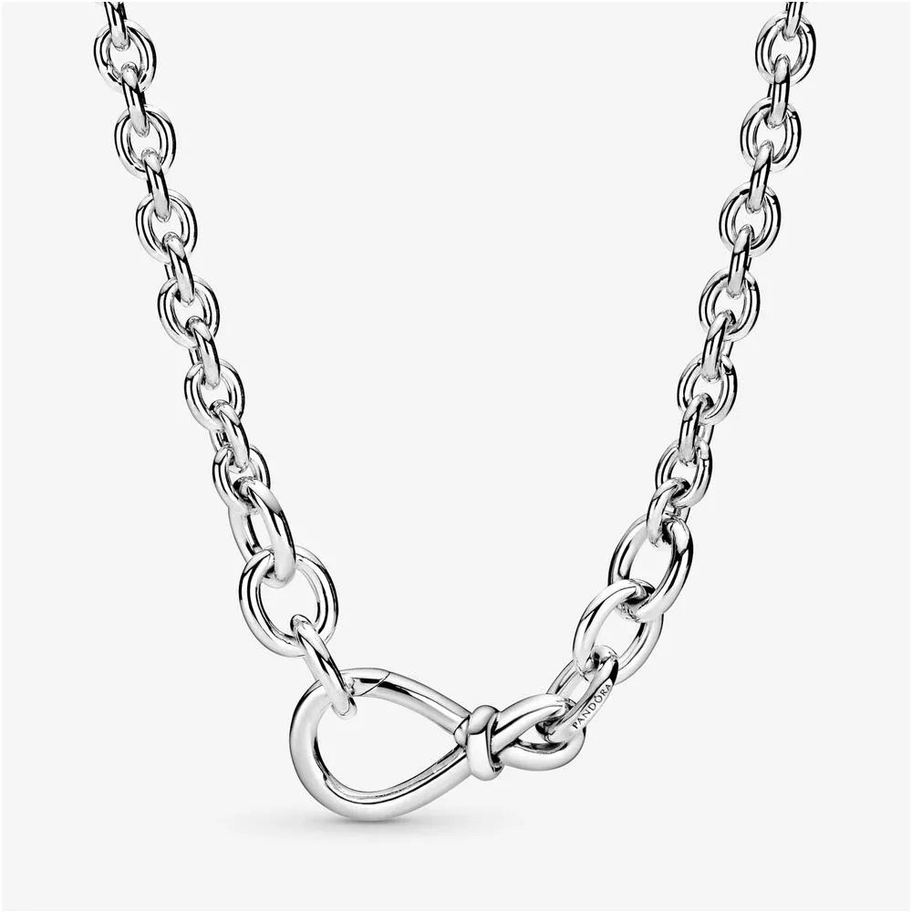 collar pandora de cadena gruesa con nudo infinito 398902c00