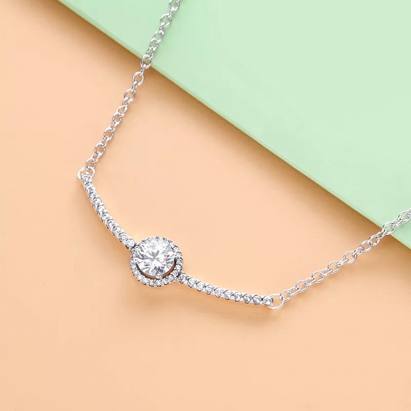 (imagen para) Collar PANDORA Sparkle Redondo - 398490C01 - Ver 2