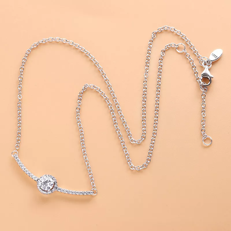 (imagen para) Collar PANDORA Sparkle Redondo - 398490C01 - Ver 5