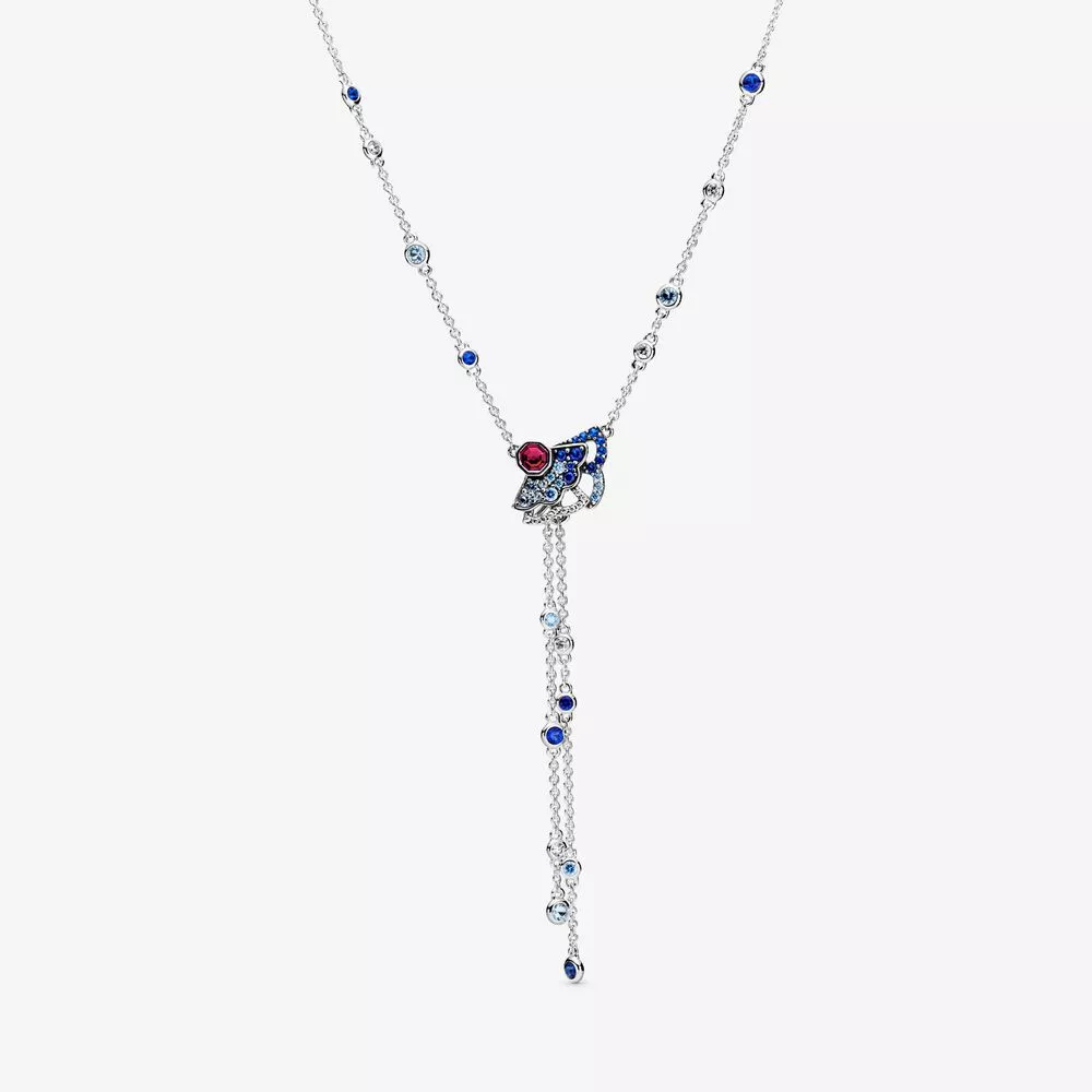 collar y abanico pandora azul y rosa 2 formas de usar 398183srumx 45