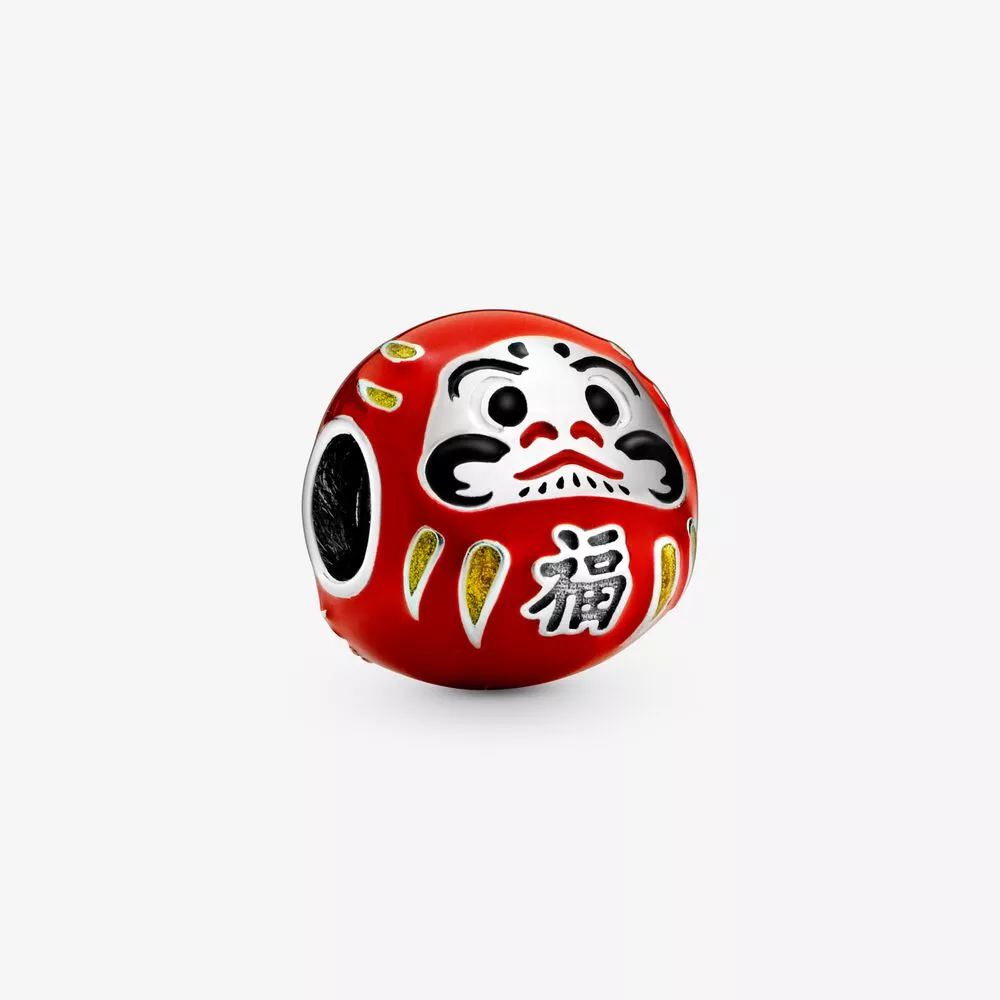 pandora amuleto de muñeco daruma rojo 798920c01