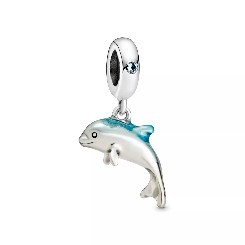 pandora charm colgante de delfín brillante 798947c01