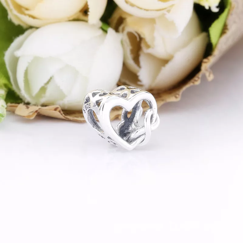 (imagen para) PANDORA Charm de Corazón Infinito Te Amo Mamá - 798825C00 - Ver 5