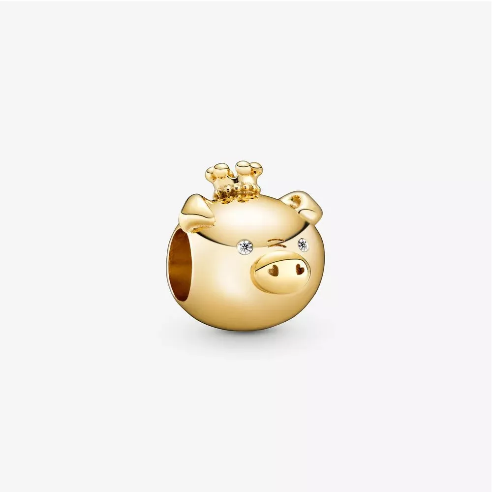 pandora charm del zodiac pig brillante 768591c01