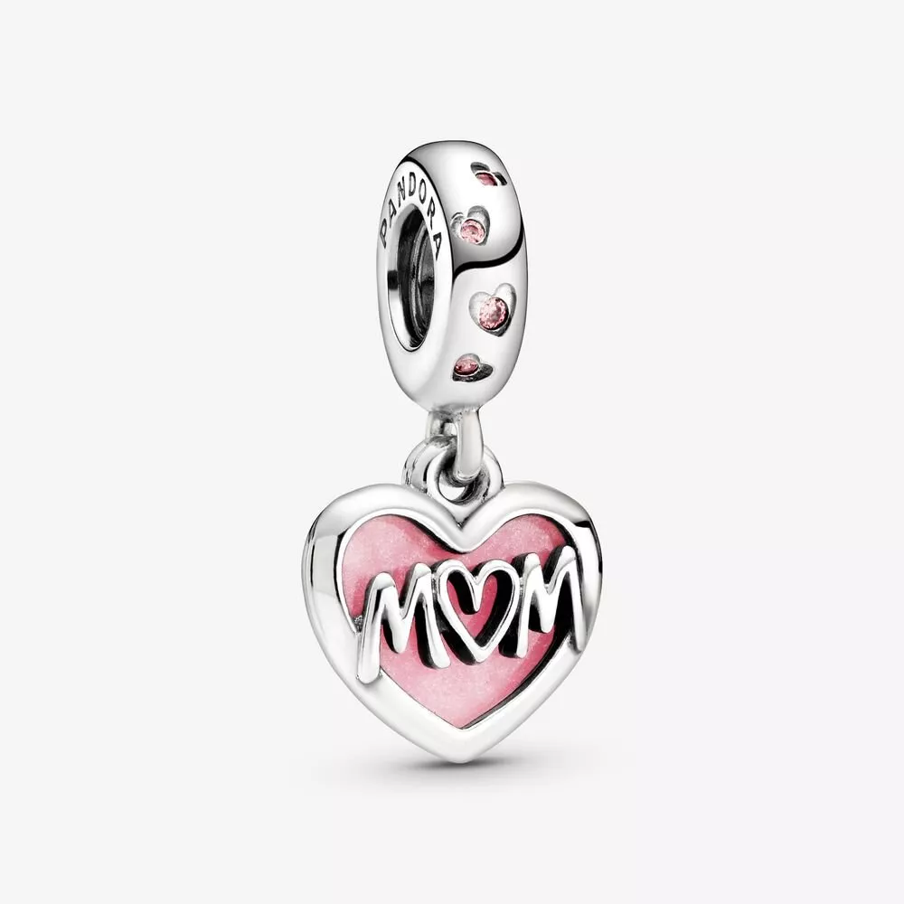pandora colgante corazón con guión de mamá 798887c01
