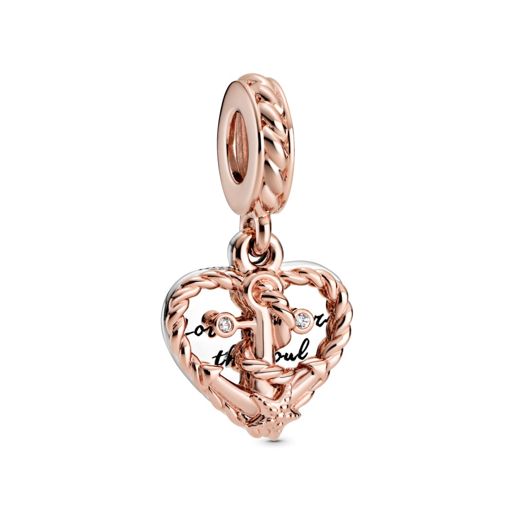 pandora colgante de corazón de cuerda y ancla de amor 788940c01
