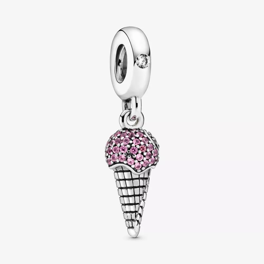 pandora colgante de helado con incrustaciones de pavé 798801c01