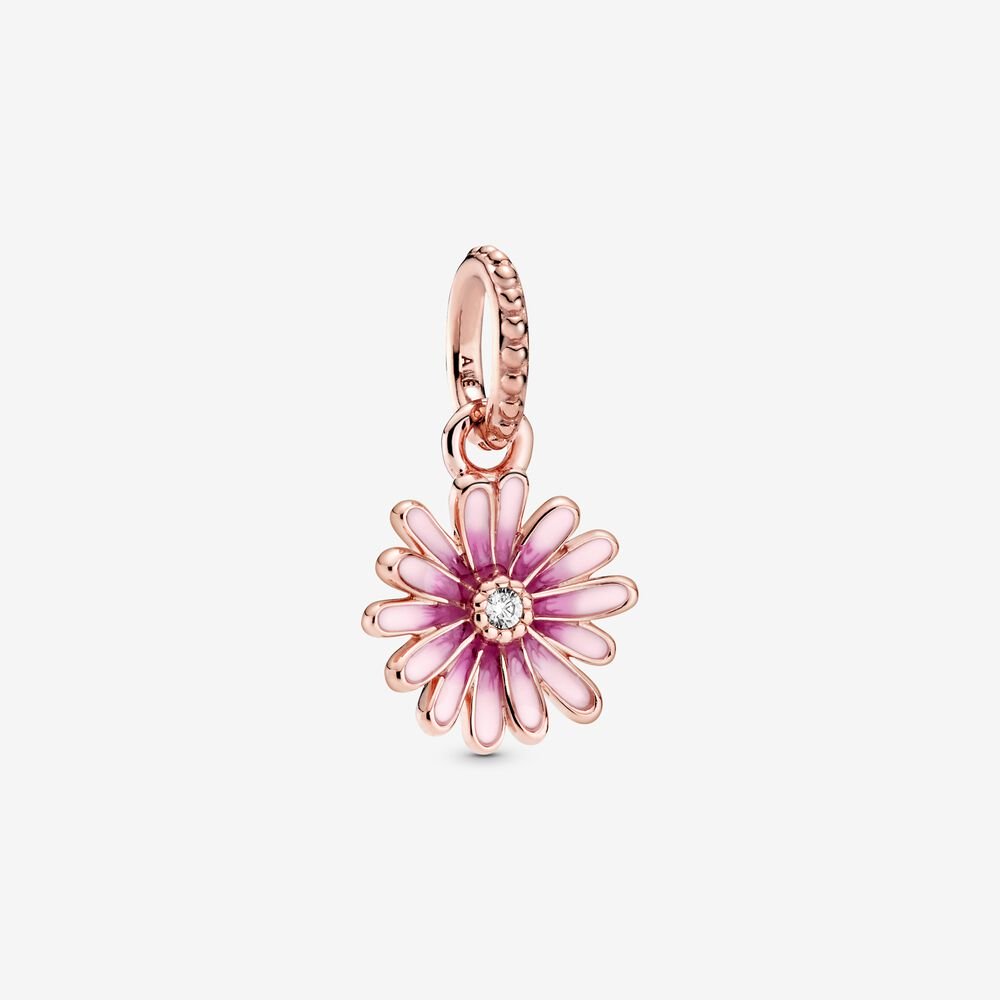 pandora encanto colgante flor margarita rosa 788771c01