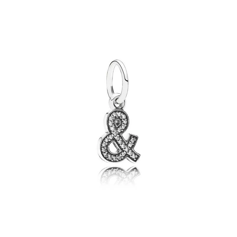 pandora letra ampersand colgante charm 791305cz