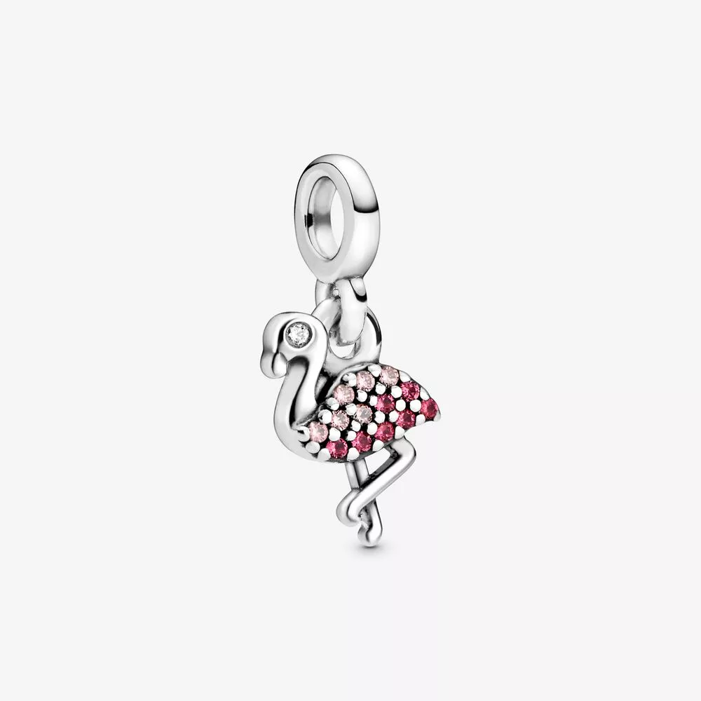 pandora mi charm colgante de flamenco rosa 798982c01