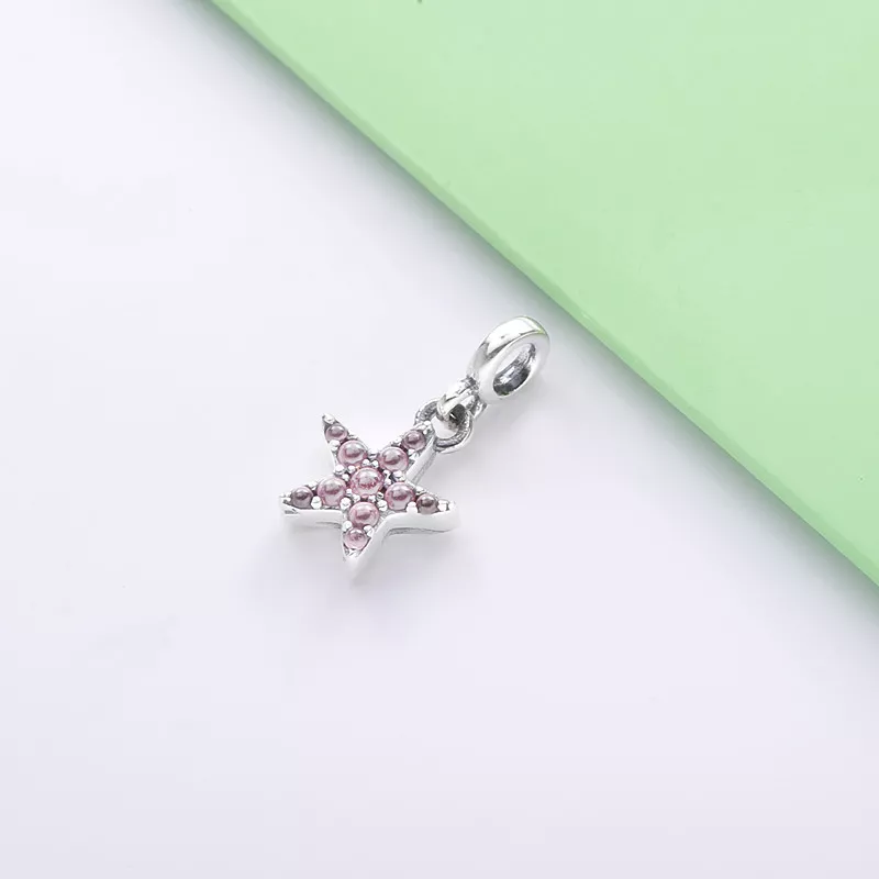 (imagen para) PANDORA Mi Encanto Colgante Estrella de Mar Rosa - 799011C01 - Ver 2