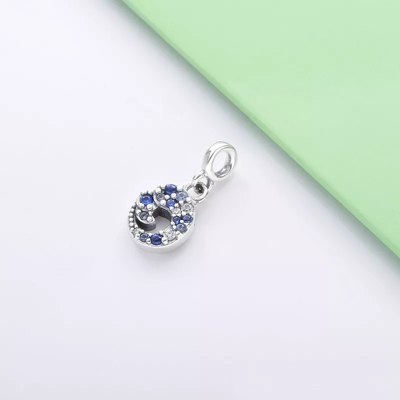 (imagen para) PANDORA Mi encanto colgante Onda Azul del Océano - 799010C01 - Ver 2