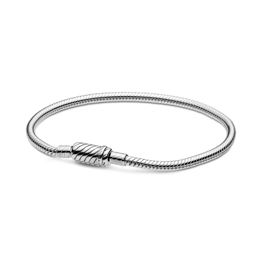 pulsera de cadena de serpiente con cierre magnético deslizante pandora moments 599103c00