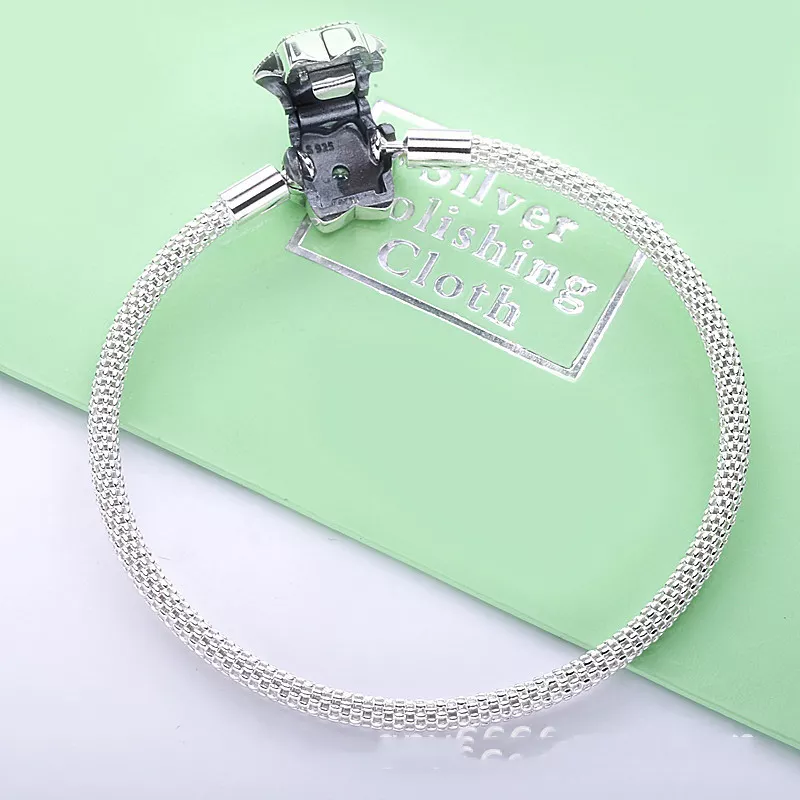 (imagen para) Pulsera de malla Pandora Bright Snowflake - 598616C01 - Ver 3