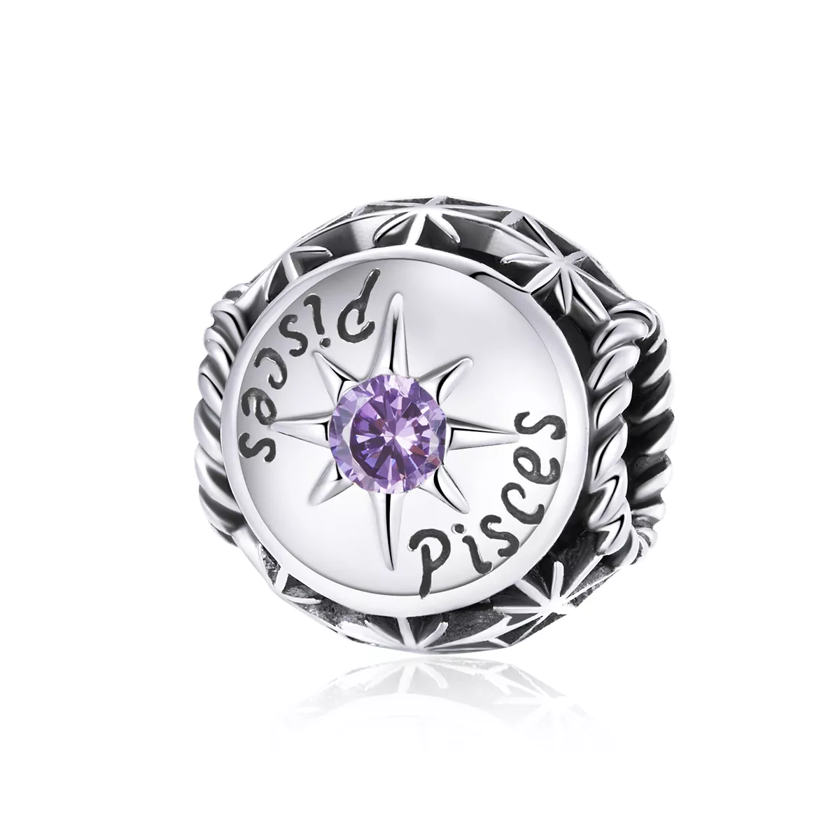 charm brillante estilo pandora del signo piscis scc1725 12