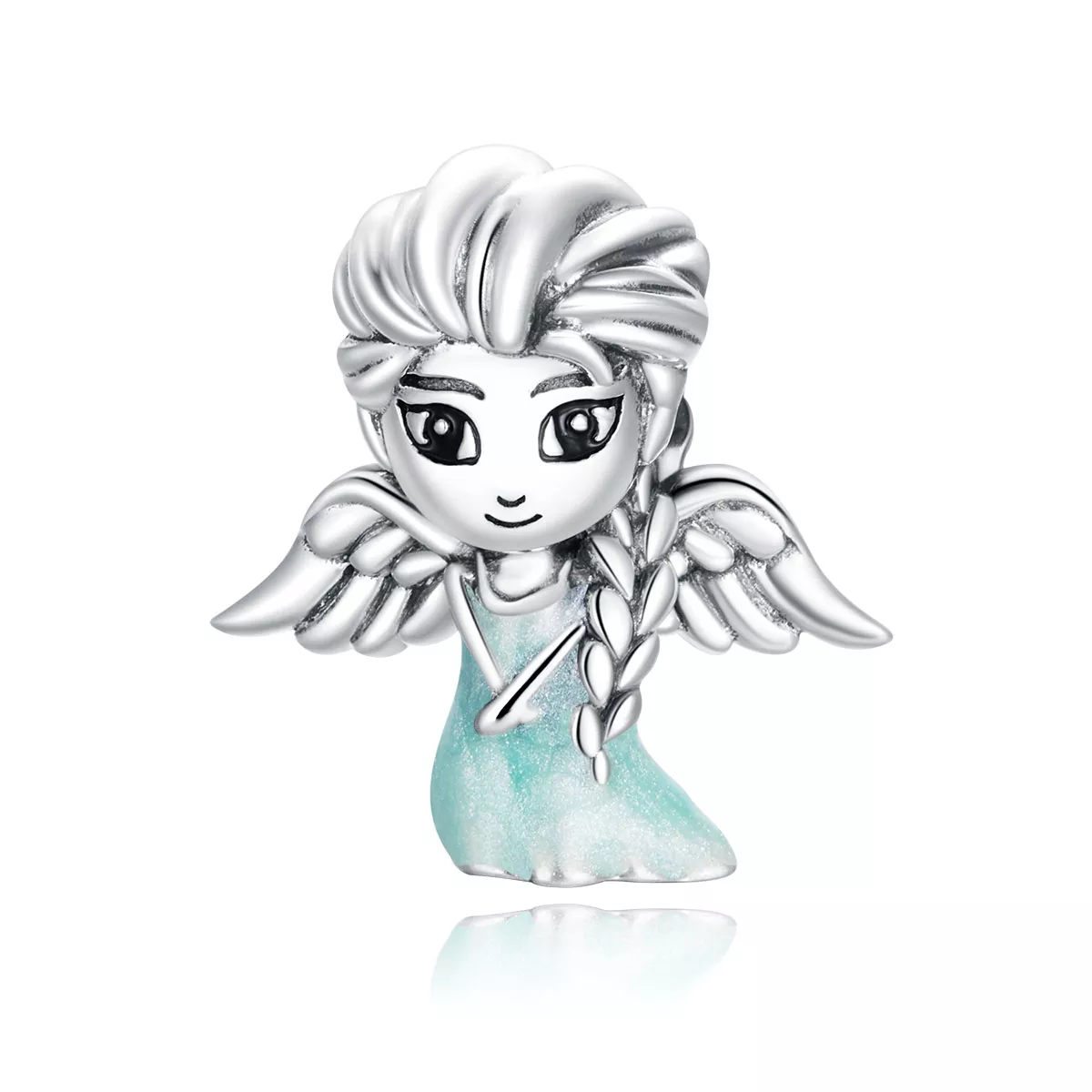 charm estilo pandora de hada de la nieve scc1652