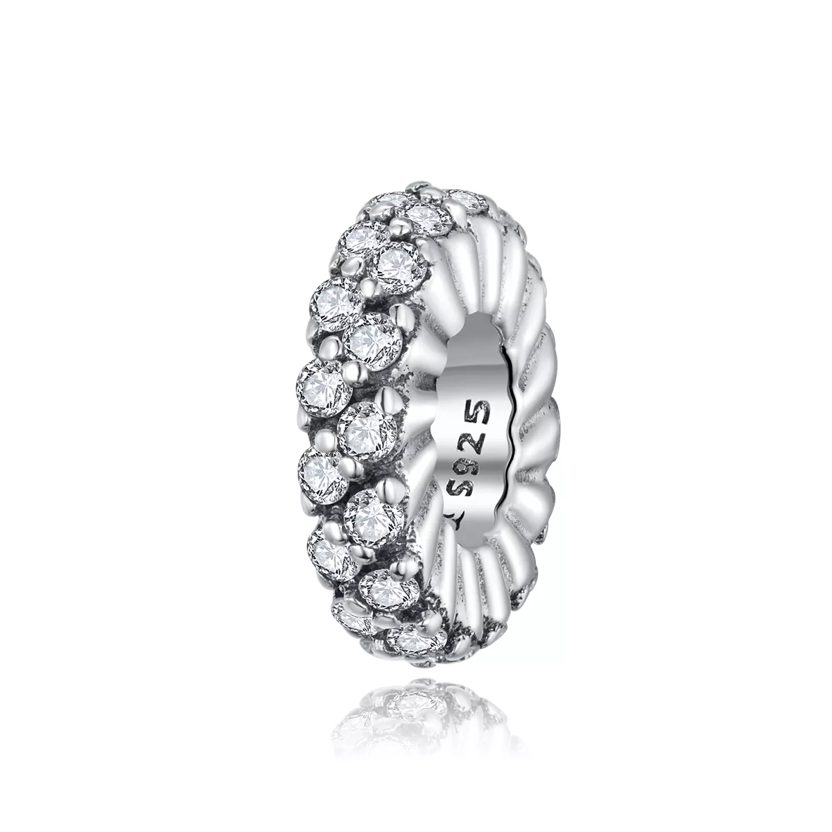 estilo pandora espaciador brillante de invierno scc1648