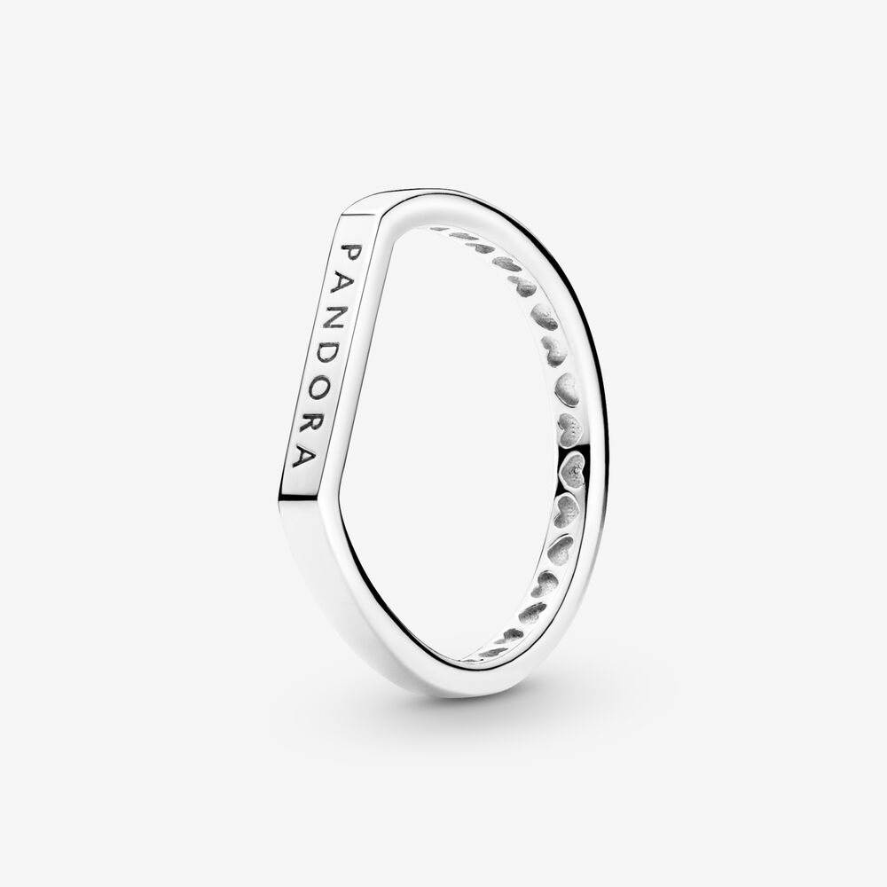 anillo apilable pandora logo bar 199048c00