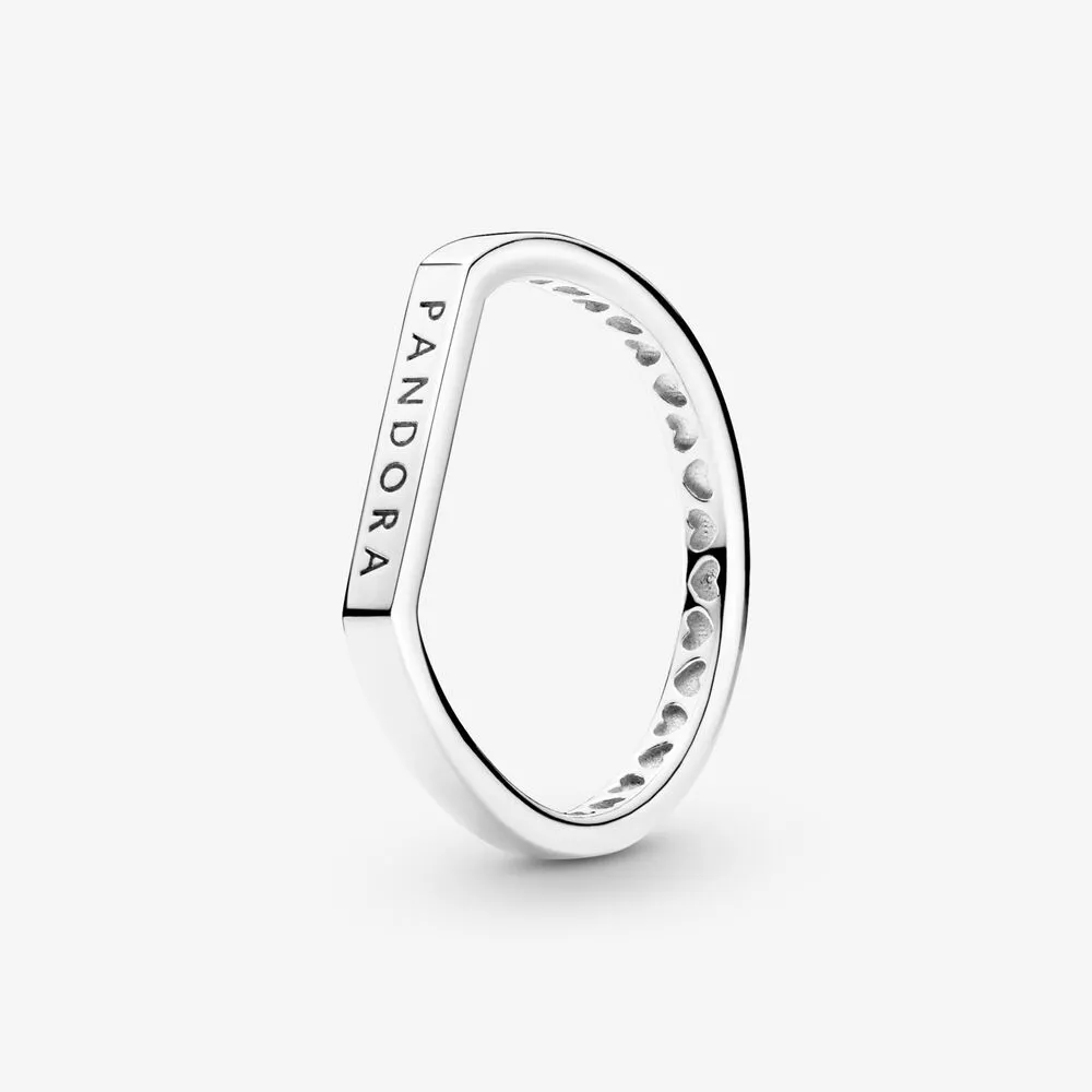 anillo apilable pandora logo bar 199048c00