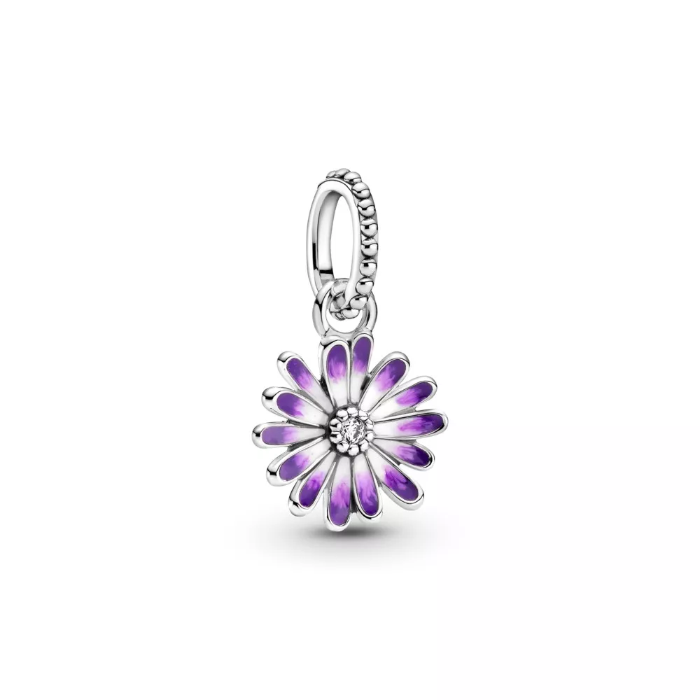 charm colgante pandora margarita morada 798771c01