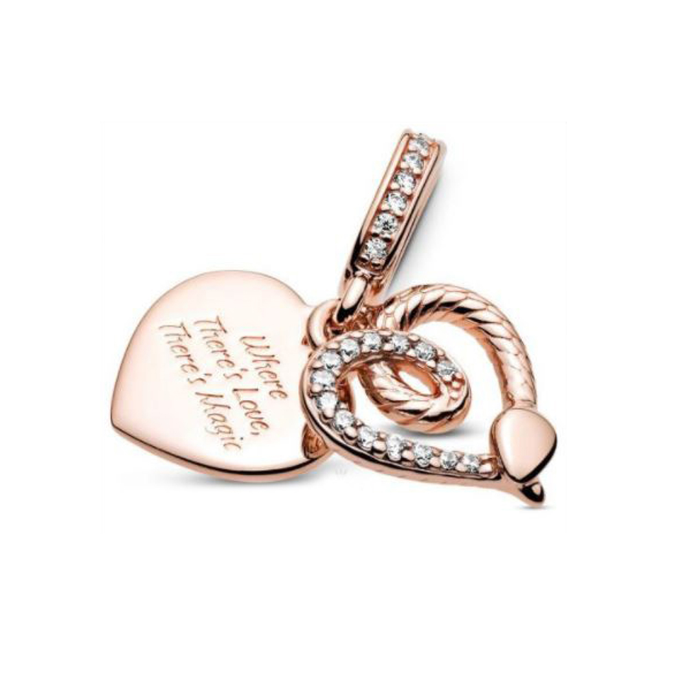 pandora serpiente y colgante de corazón 789086c01