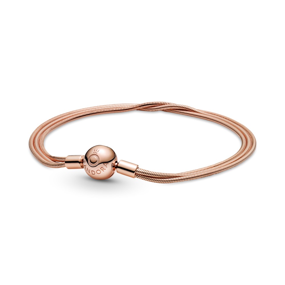 pulsera de cadena múltiple pandora moments multi snake 589338c00