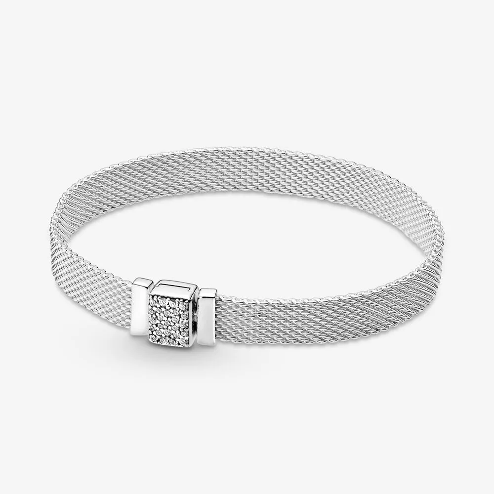 pulsera pandora reflexions con broche brillante 599166c01