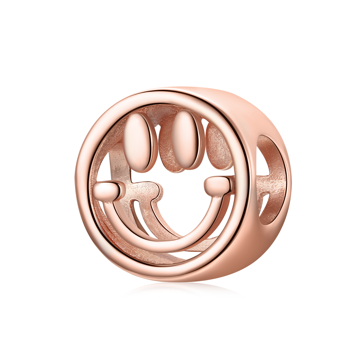 charm de la suerte estilo pandora en color oro rosa scc1787