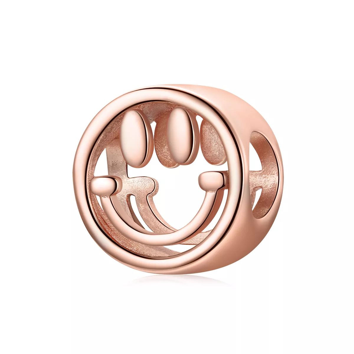 charm de la suerte estilo pandora en color oro rosa scc1787