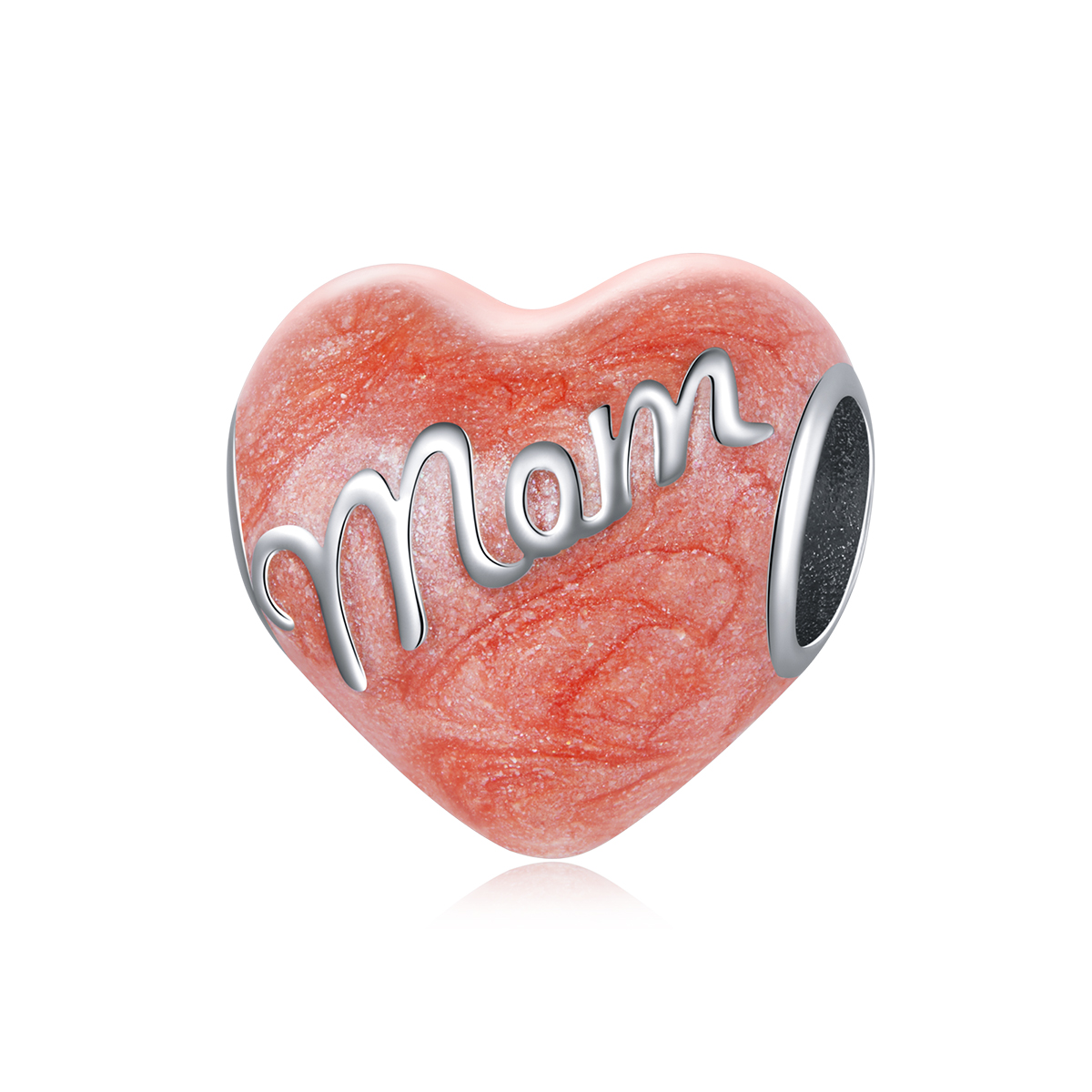 charm de plata estilo pandora en memoria de mamá scc1793