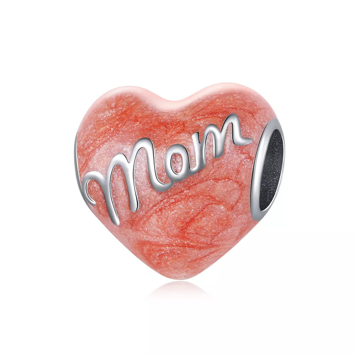charm de plata estilo pandora en memoria de mamá scc1793