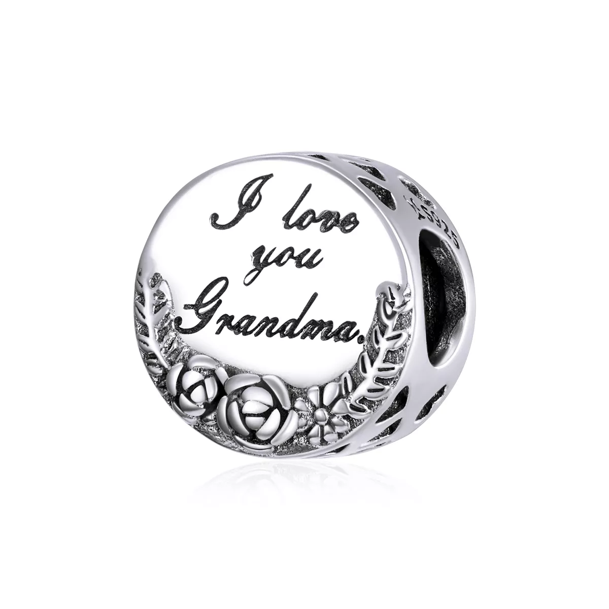 charm estilo pandora plateado te quiero abuela gigi scc1762