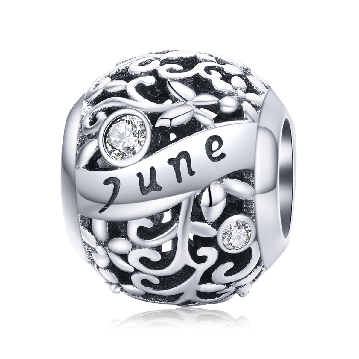 encanto de piedra de nacimiento de junio de estilo pandora en plata scc1385 6