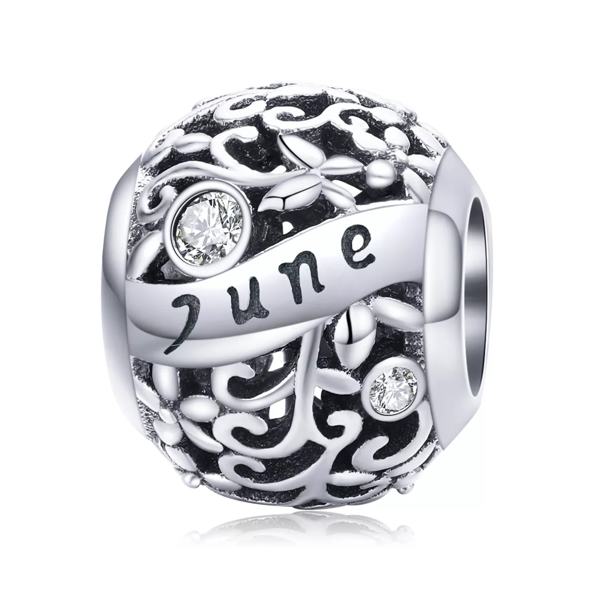 encanto de piedra de nacimiento de junio de estilo pandora en plata scc1385 6