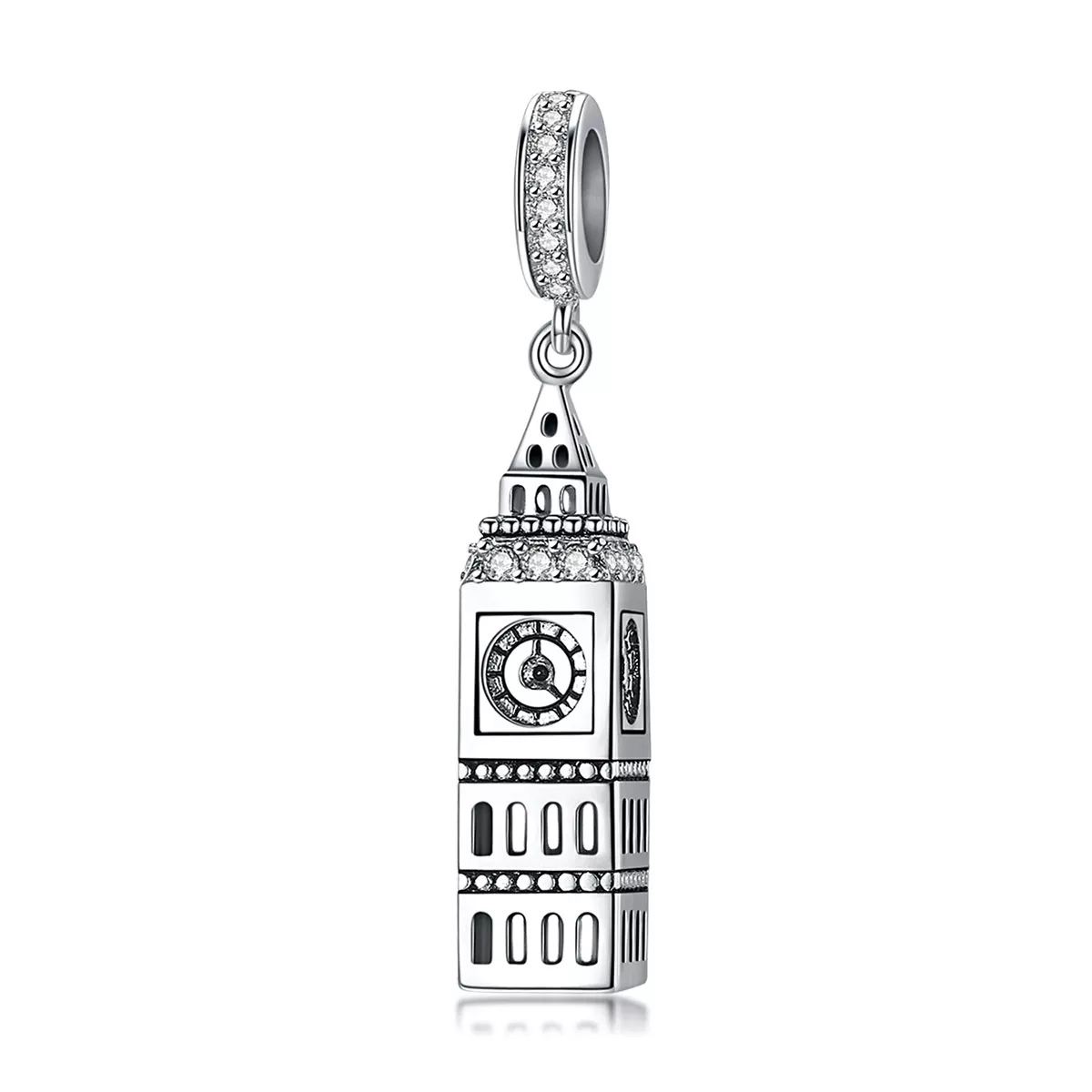 estilo pandora plata gran bretaña big ben dangle scc868