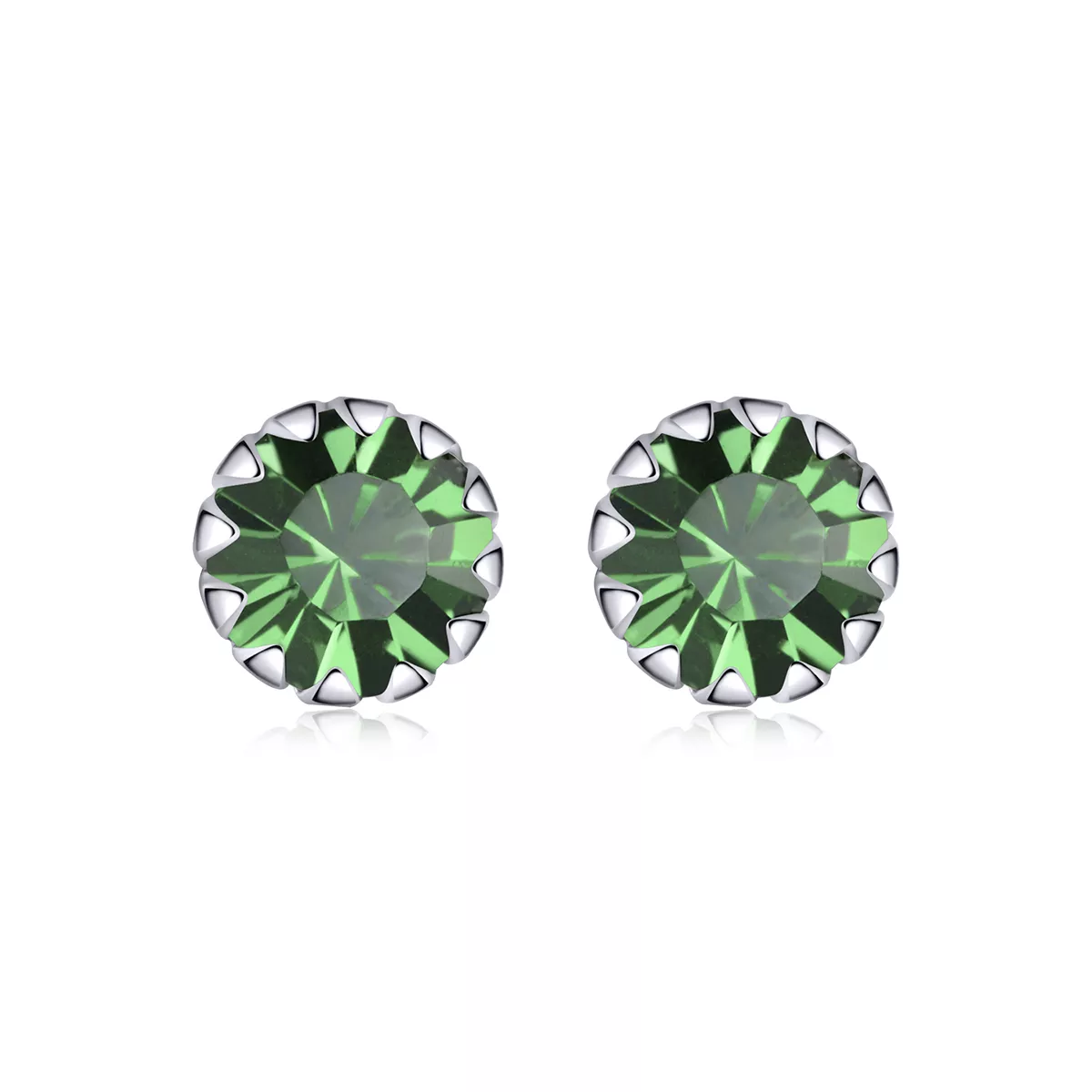 estos aretes de estilo pandora en plata con piedra de nacimiento de mayo sce862 5