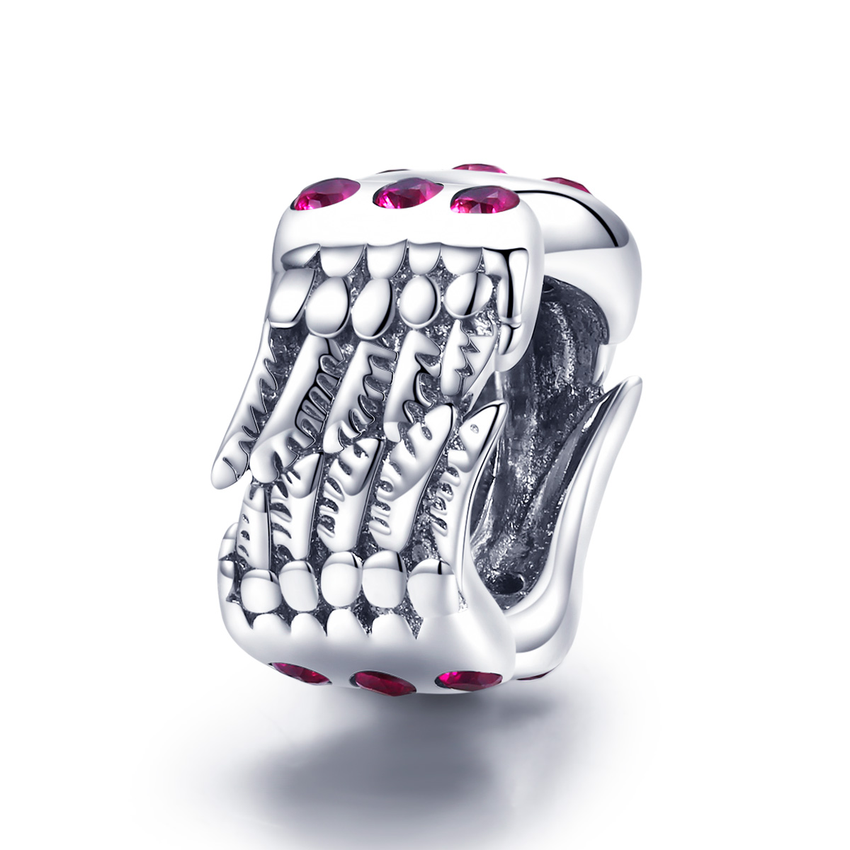 charm de estilo pandora con alas scc948