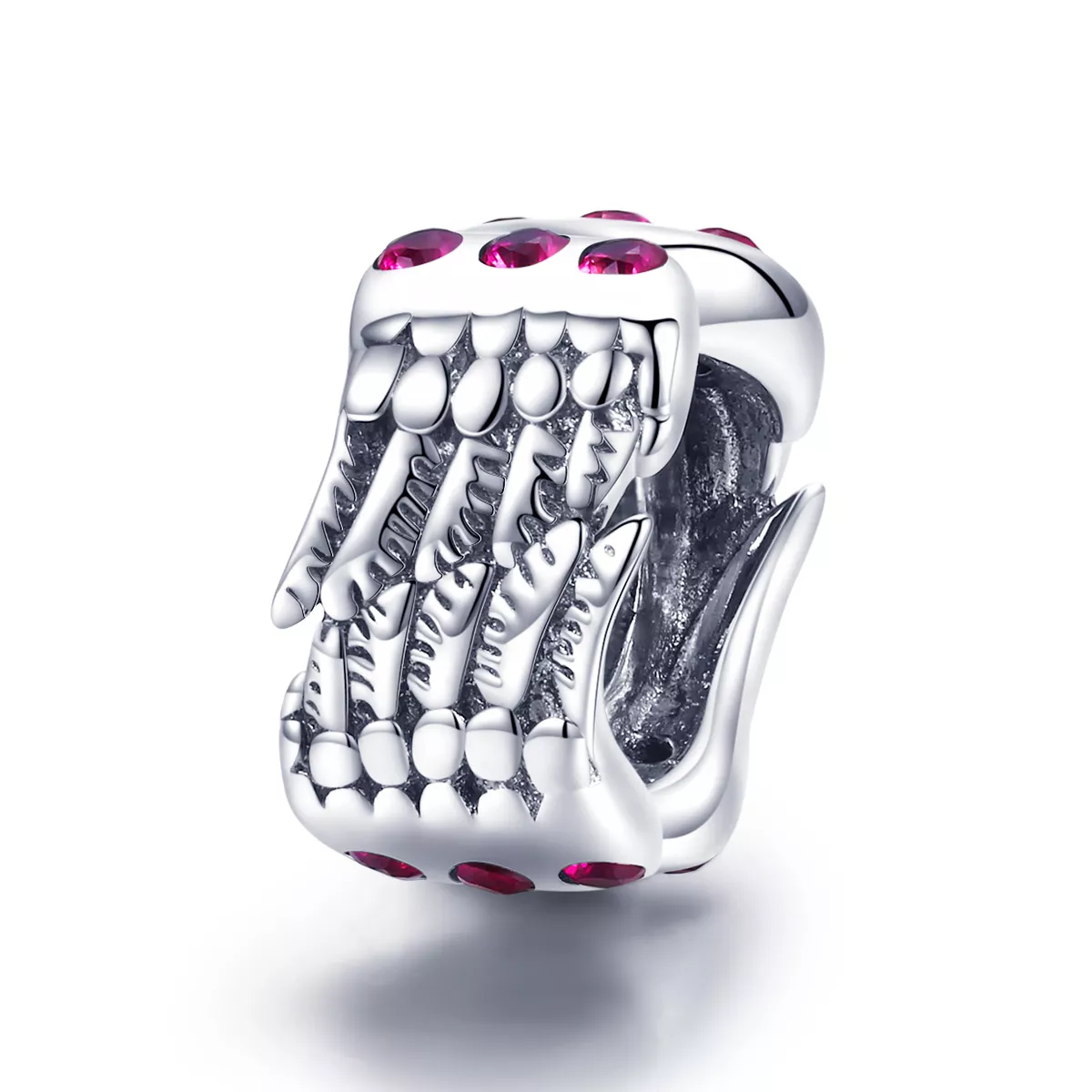 charm de estilo pandora con alas scc948