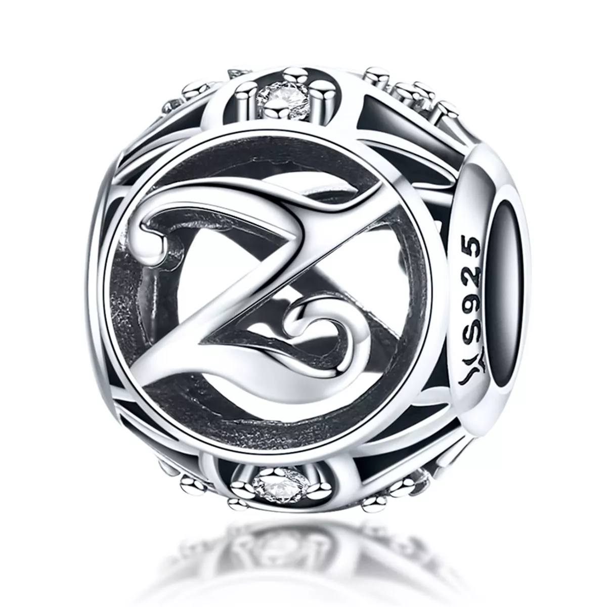 charm pandora estilo letra z scc738 z