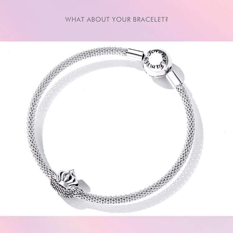 (imagen para) Encanto de Corona Delicada de Estilo Pandora - SCC2260 - Ver 7