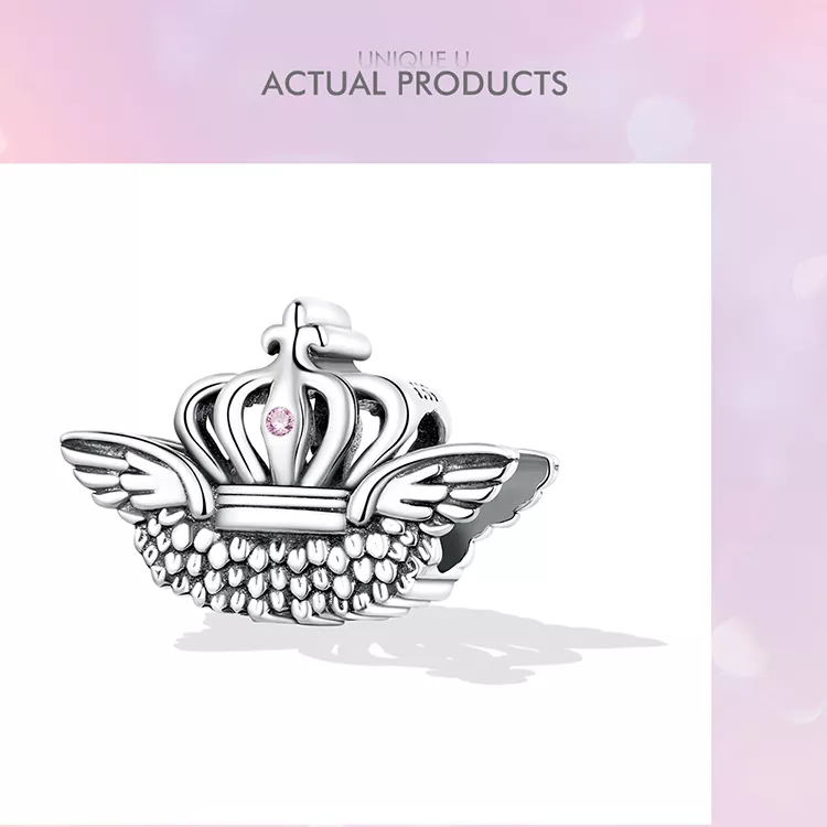 (imagen para) Encanto de Corona Delicada de Estilo Pandora - SCC2260 - Ver 8