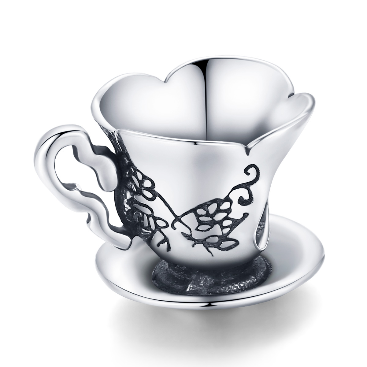 encanto de taza de té vintage al estilo de pandora scc1899